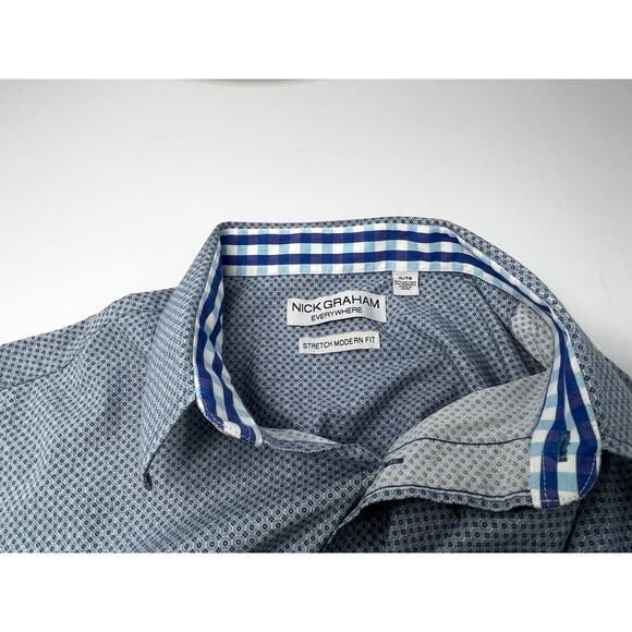 Nick Graham Everywhere Stretch Modern Fit Long Sleeve XL Pre-Owned light stains - Picture 5 of 11